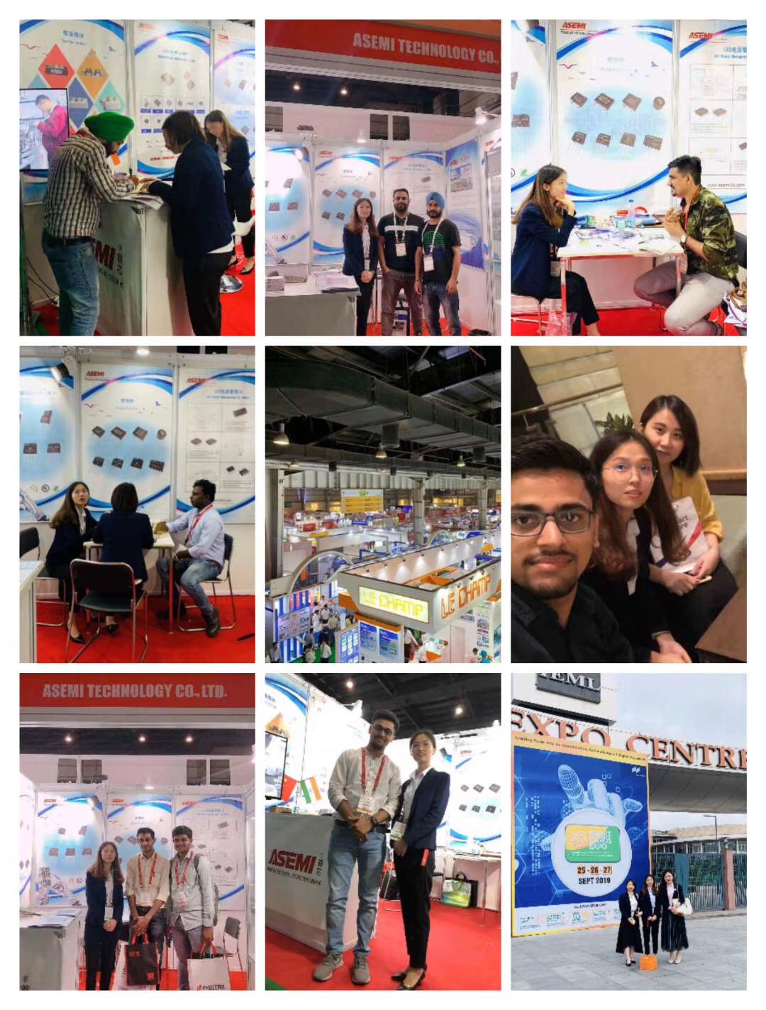 ASEMI as Exhibitor in the Electronica India 2019 in Noida 1