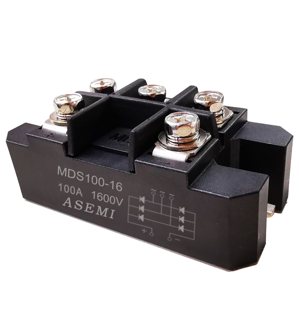 MDS100-16,MDS75-16,MDS60-16，ASEMI MDS Rectifier Module