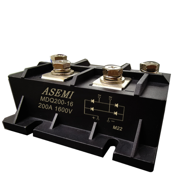 MDQ200-16/MDQ175-16/MDQ160-16ASEMI Single-phase rectifier module