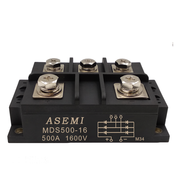 MDS500-16,MDS400-16, ASEMI Three Phase Rectifier Module