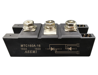 MTC160A-16,ASEMI Single Phase Rectifier Module