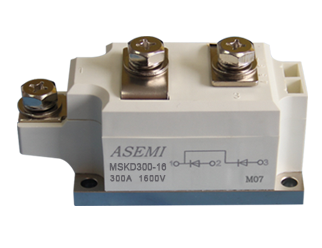 MSKD300-16,MSKD300-12, ASEMI Silicon controlled module