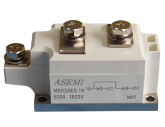 MSKD500-16,MSKD500-12, ASEMI Silicon controlled module
