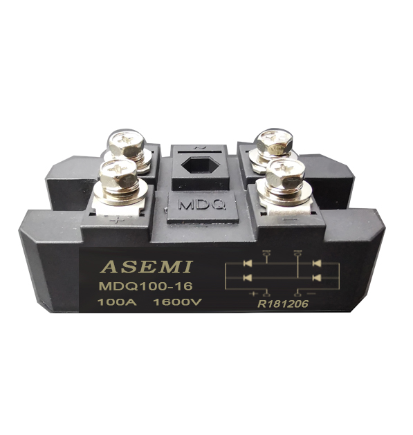 MDQ100-16/MDQ75-16/MDQ60-16 ASEMI  Single-phase rectifier module