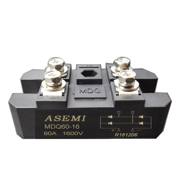 MDQ100-16/MDQ75-16/MDQ60-16 ASEMI  Single-phase rectifier module