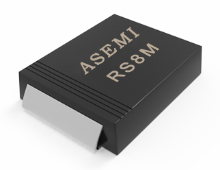 【RS8M-SMC】RS8MC/RS8DC/RS8GC/RS8JC/RS8K,ASEMI ultra fast recovery