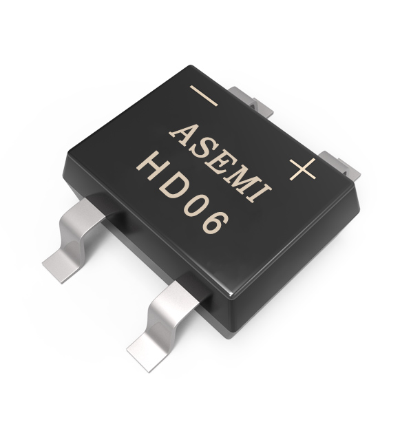 HD06,HD10,HD08,HD04,HD02   ASEMI SMD Bridge Rectifier