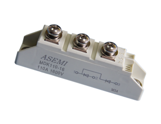 MDK110-16,MDK110-12,MDK100-16, ASEMI Silicon controlled module