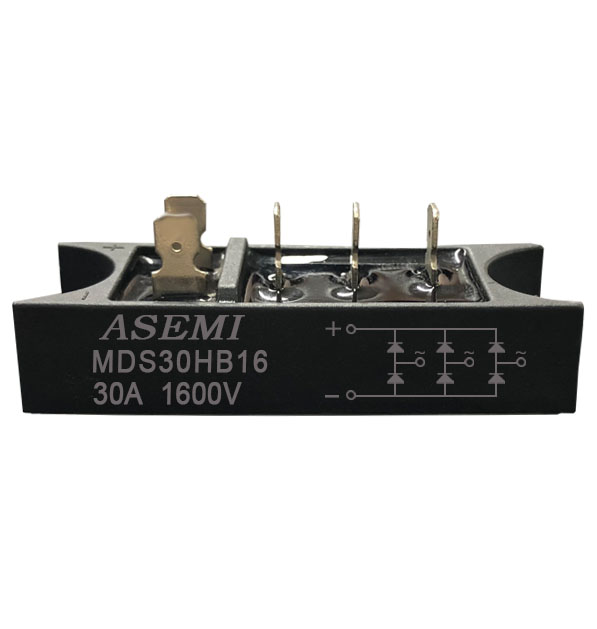 MDS30HB16/MDS30HB14/ ASEMI Three-phase rectifier module