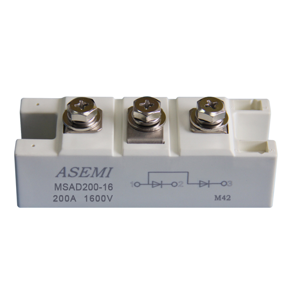 MSAD165-16,MSAD165-12   ASEMI  Common anode rectifier module