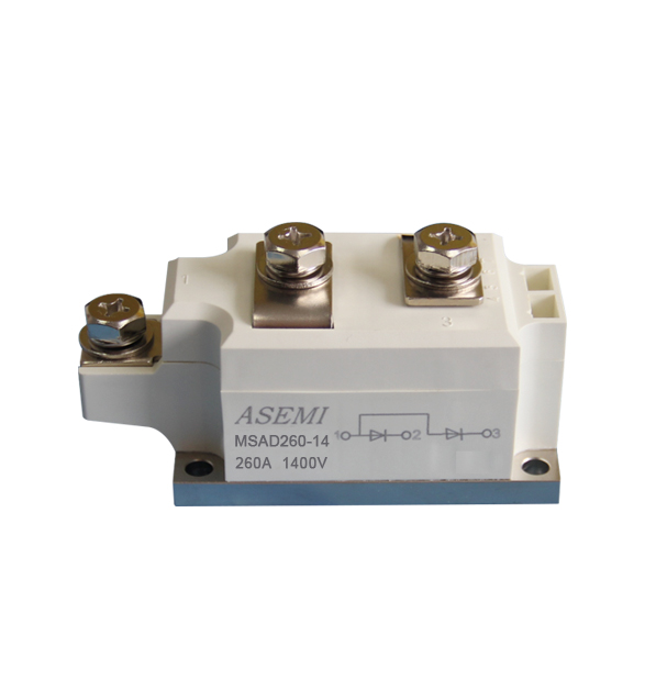 MSAD260-16,MSAD260-12 ASEMI  Common anode rectifier module